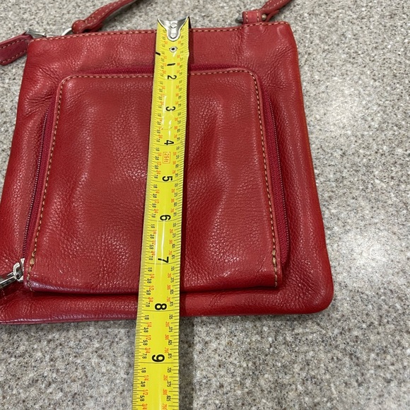 Fossil Red leather crossbody - Picture 10 of 10
